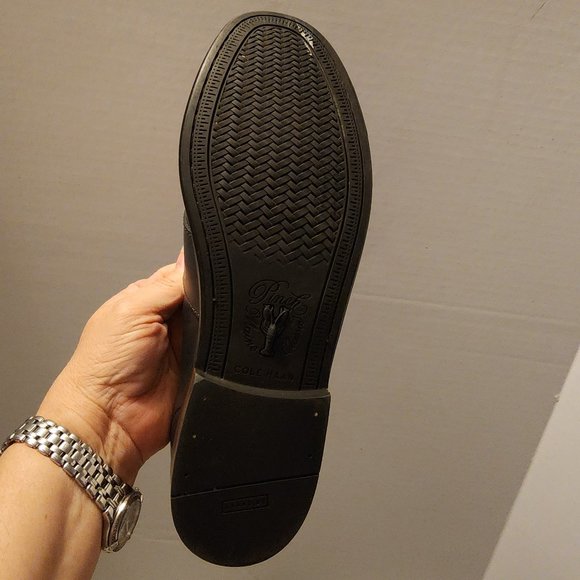 NWOT! Unworn Cole Haan Grand OS Pinch Dark Blue-Black Loafer Men' Size 11 M - Picture 9 of 10